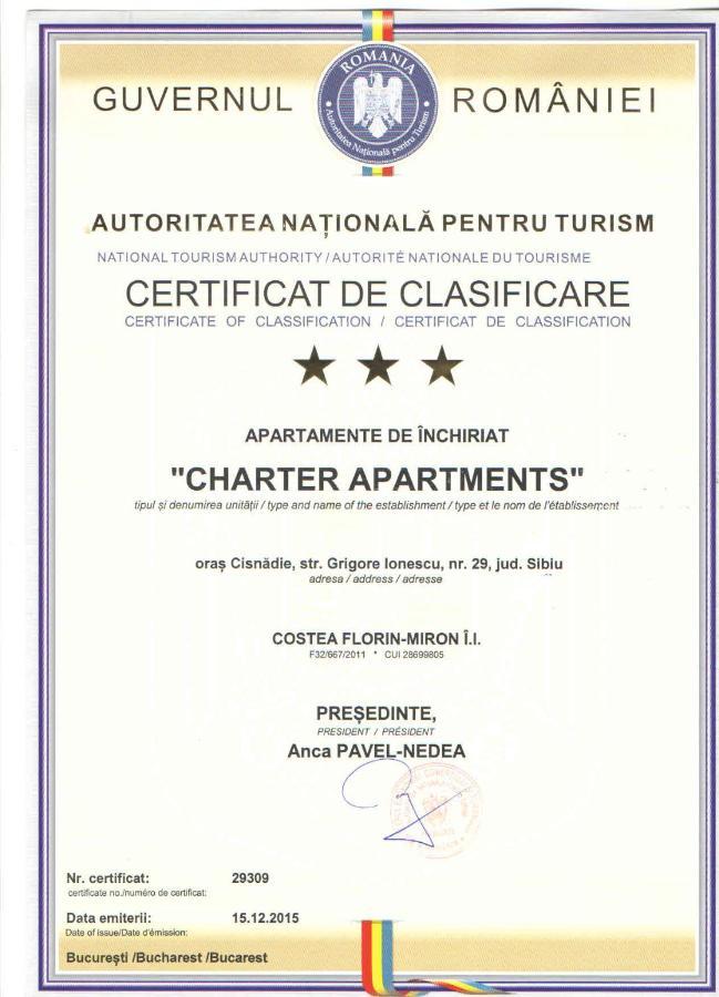 Charter Apartments Costea Sibiu Buitenkant foto